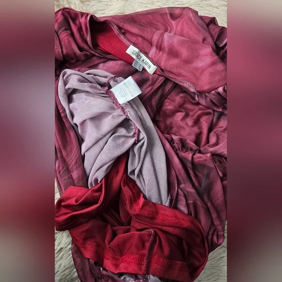 GRACE KARIN Ruched Wrap Bodycon Dress #1034 - Picture 4 of 10